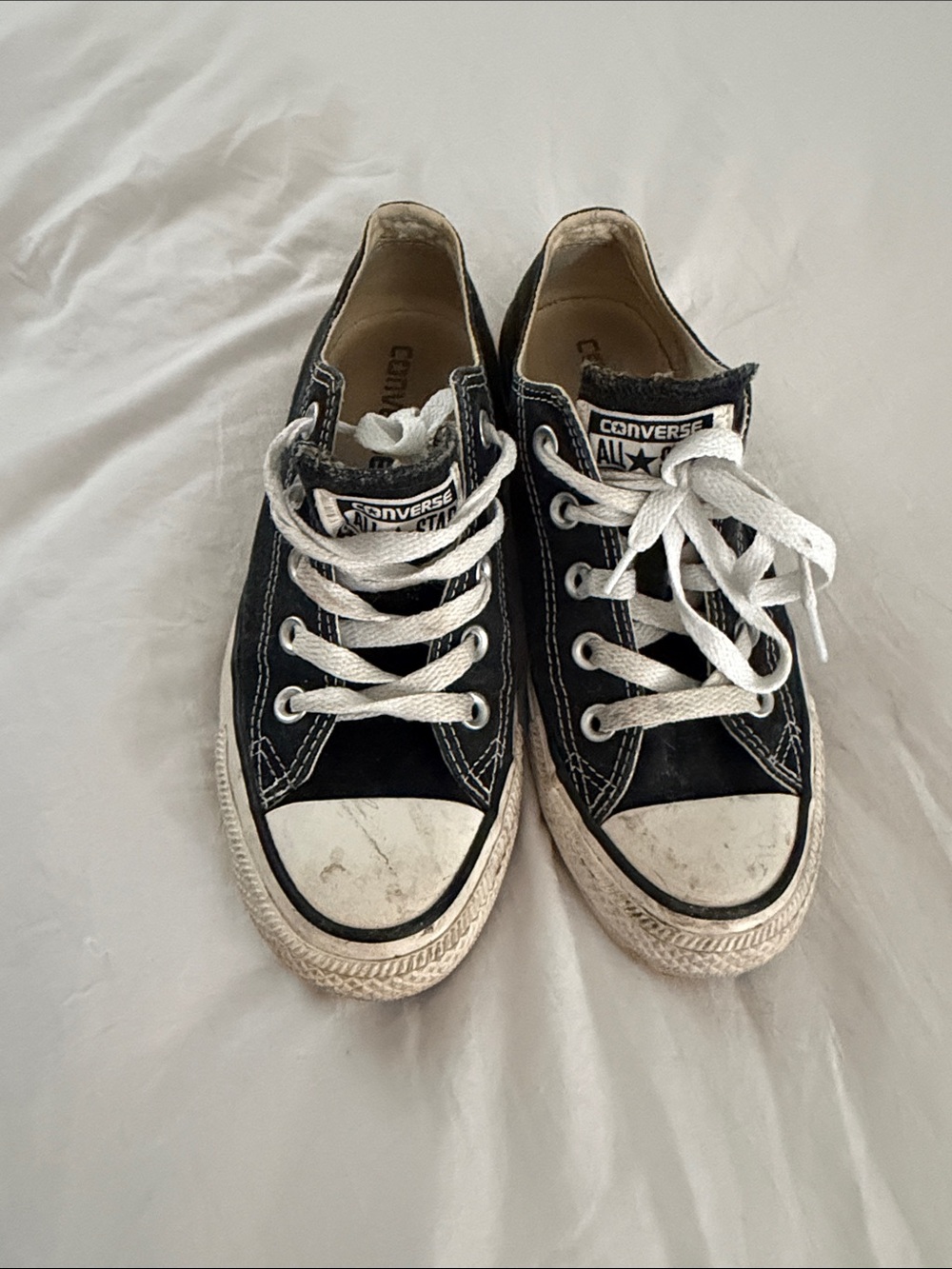 Converse Low Top Sneakers in Black